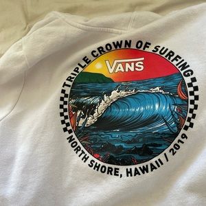 Vans World Surf League White Zip-Up Hoodie